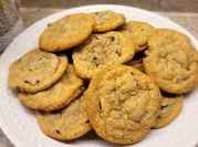 A picture of chocolate chip cookies