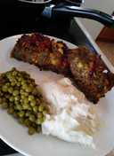 Nessa's Homemade Corn and Spinach Meatloaf