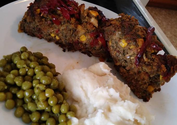 Steps to Make Perfect Nessa's Homemade Corn and Spinach Meatloaf