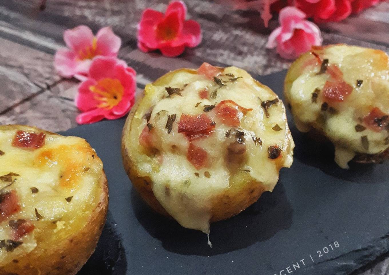 Cheesy Baked Potatoes