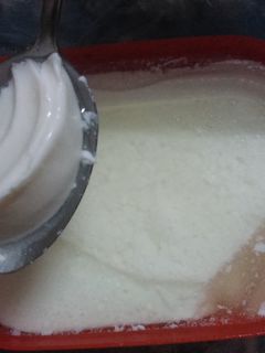A picture of Home made yoghurt.