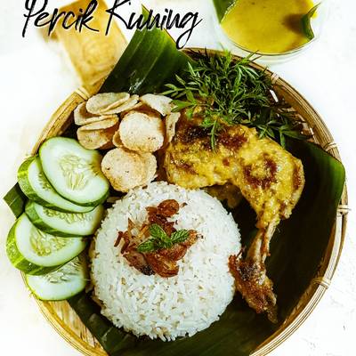 Resipi Nasi Ayam Percik Kuning Oleh Ila Dila Cookpad
