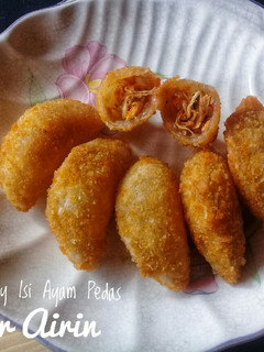 Foto resep Cireng Crispy isi Ayam Pedas