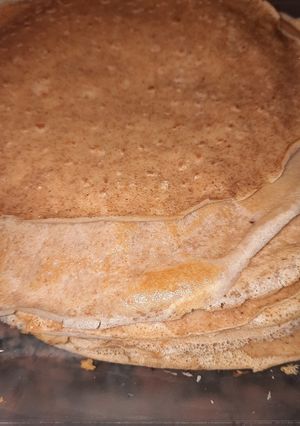 Una foto de Masas de panqueques con harina integral