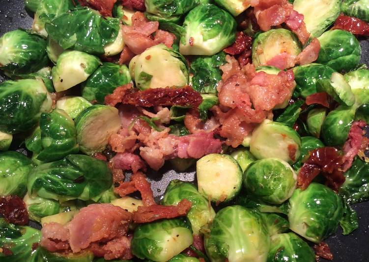 Steps to Prepare Award-winning Brussel Sprouts with bacon