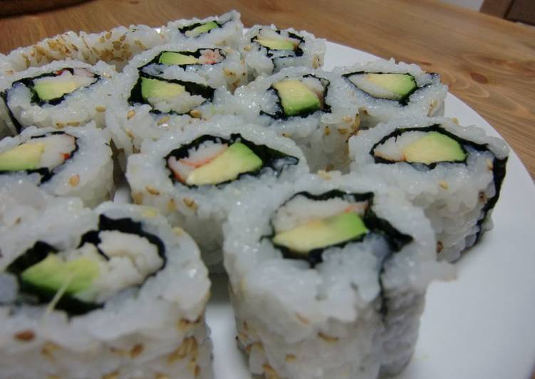 Steps to Prepare Homemade California Rolls