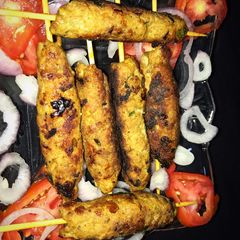 Restaurant style seekh kabab A picture of Restaurant style seekh kabab.