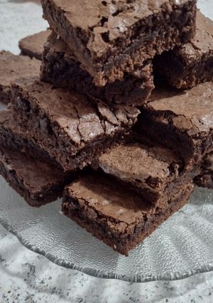 Una foto de Brownies con Nesquik