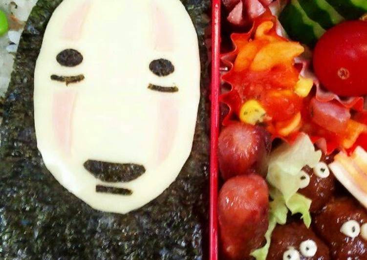 Recipe of Homemade Kaonashi Bento: Spirited Away Movie Character