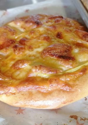 Una foto de Pizza