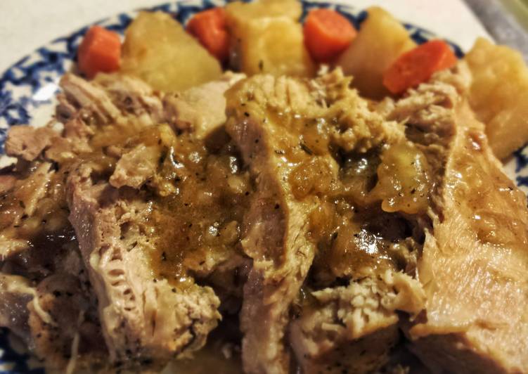 Steps to Make Savory Pork Loin Roast in 29 Minutes for Mom