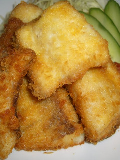 A picture of Preparing Fried Mejina (Rudder Fish).