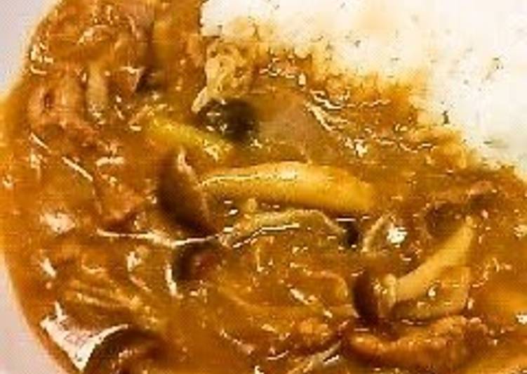 Steps to Prepare Speedy Standard Dish at My Home - Easy Japanese-Style Mushroom Curry