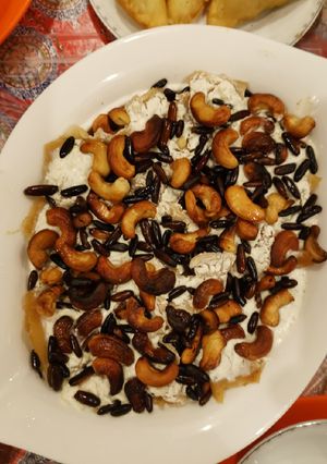صورة لوصفة فتة الحمص باللبن