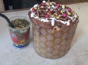 Una foto de panettone italiano
