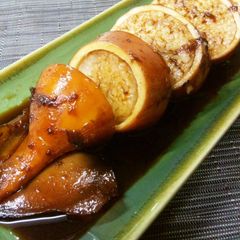 Self-braising Scrumptious Rice Stuffed Squid A picture of Self-braising Scrumptious Rice Stuffed Squid.