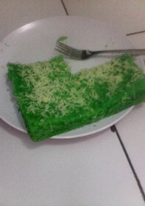 Foto resep Cake pandan kukus lembuut