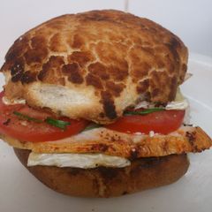 A picture of Chicken and brie melt.