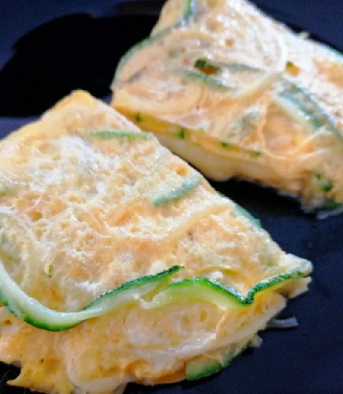Una foto de Omelette de calabacita