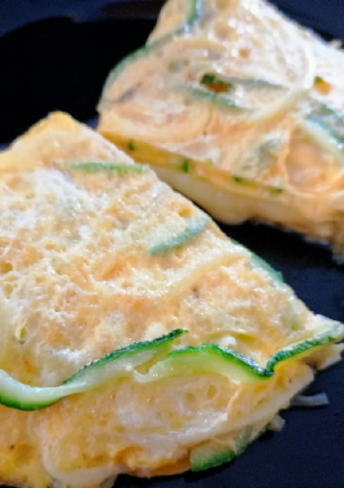 Una foto de Omelette de calabacita