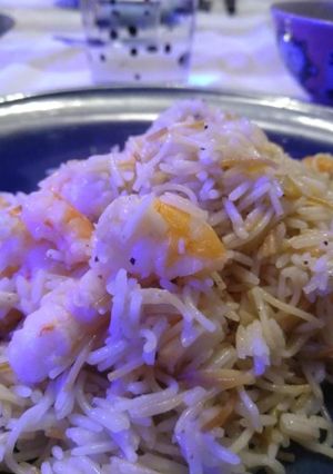 Une photo de Riz a l'égyptienne aux crevettes