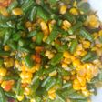 Tumis kacang panjang + jagung SEDERHANA