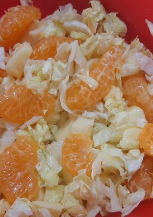 Una foto de Ensalada de mandarina 🍊