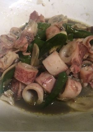 Foto resep Oseng cumi asin cabe ijo royo royo