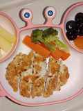 สเต็กไก่(สับ) พริกไทยดำ(BLW) (งดปรุงก่อนขวบ)