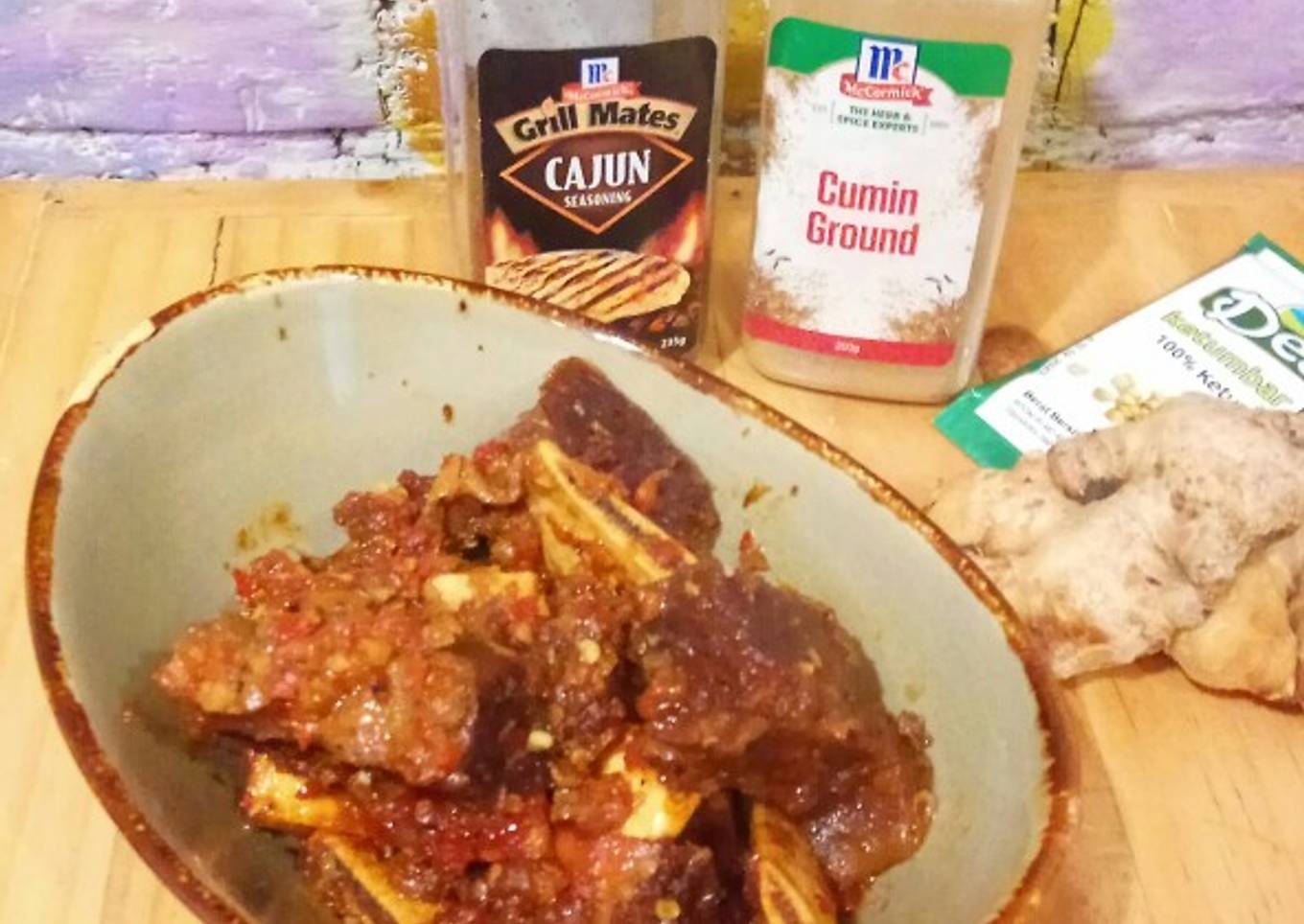 Cajun Iga Panggang (yang buat aku kepilih masuk di MCI_4)