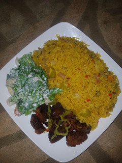 A picture of Jollof Rice.