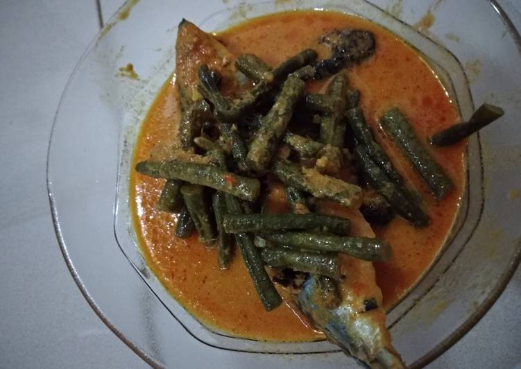 Cara buat Gulai ikan kacang panjang Sederhana dan Mudah Dibuat