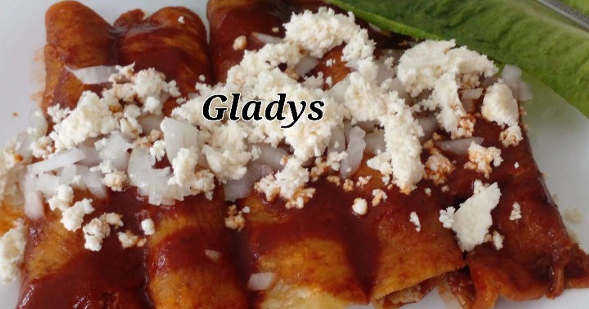 Enchiladas Michoacánas Receta de Gladys Fernández - Cookpad
