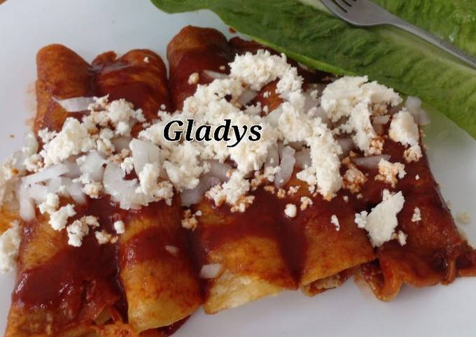 Enchiladas Michoacánas Receta De Gladys Fernández Cookpad