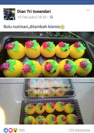 Foto resep Bolu nutrisari.Bolu yg menginspirasiq.Bolu nutrisari kismis☺
