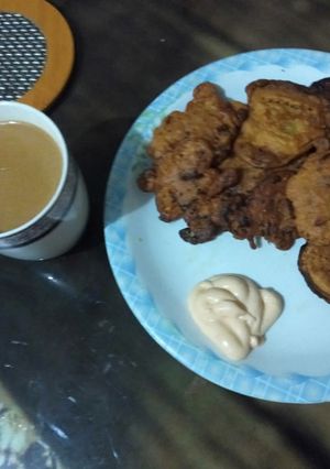 A picture of Onion pakorey.