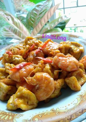 Foto resep Udang tahu saus mentega🦐