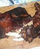 Costilla de cerdo asada al carbón🥓