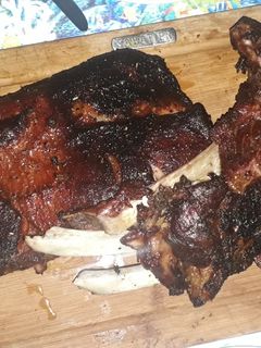 Una foto de Costilla de cerdo asada al carbón🥓