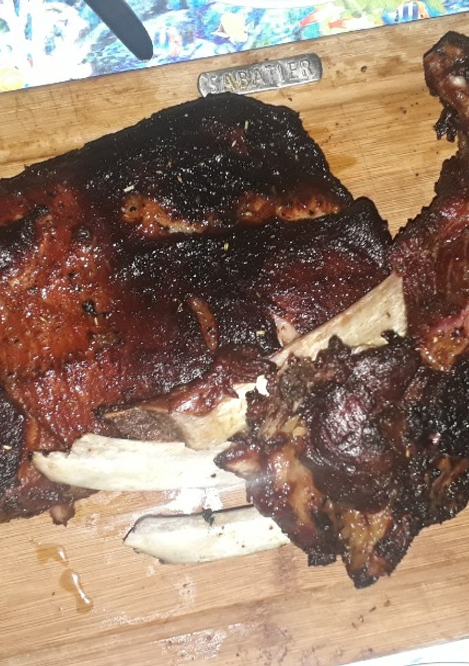 Una foto de Costilla de cerdo asada al carbón🥓