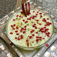 Garlic Custard Apple Sago Fruit Delight A picture of Garlic Custard Apple Sago Fruit Delight.