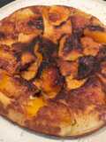 Tarta tatin de melocotón