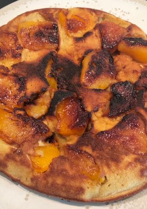 Una foto de Tarta tatin de melocotón