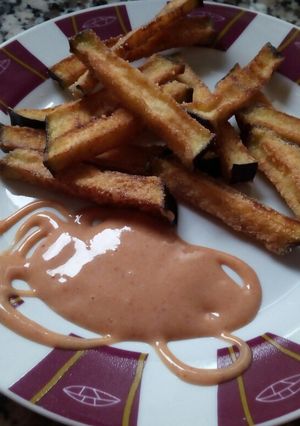 Una foto de Salsa de dulce de membrillo con berenjenas