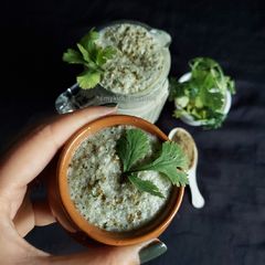 A picture of Masala chhas Spiced Buttermilk.