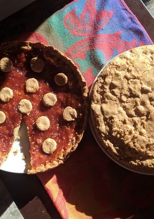 Una foto de Pasta frola de membrillo