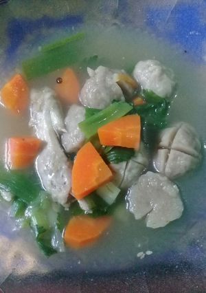 Foto resep Sop ayam bakso