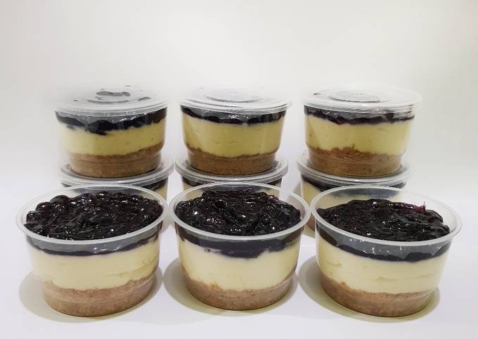 Cara Membuat Blueberry Cheesecake (Ide Jualan) Anti Gagal