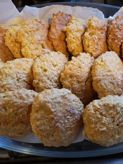 Una foto de Galletas de avena, zanahoria y miel
