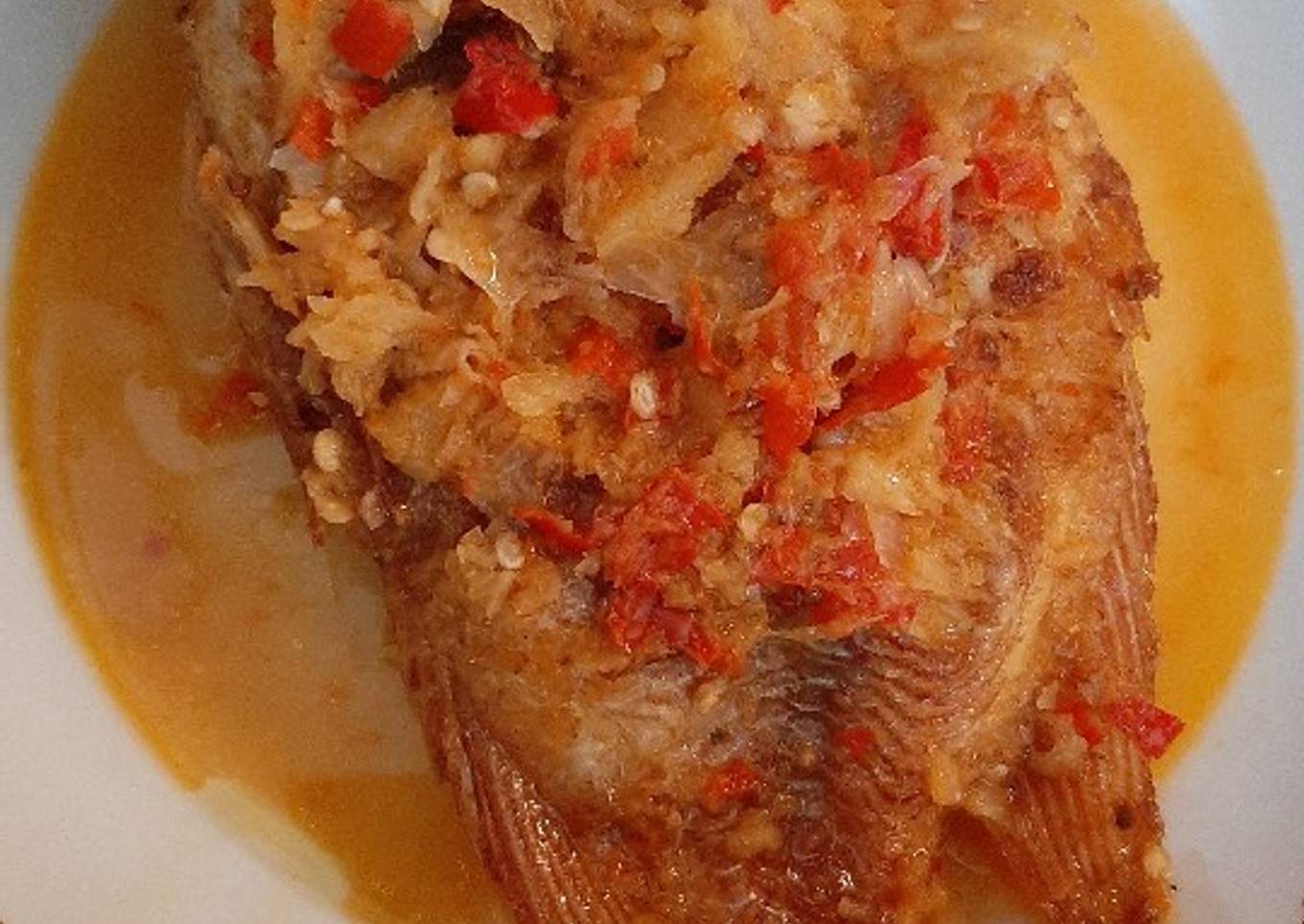 Pecak nila, simple dan enak